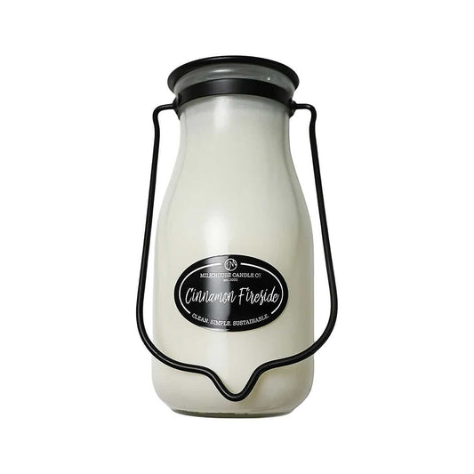 Milkhouse Candle Co Cinnamon Fireside Milkbottle Candle