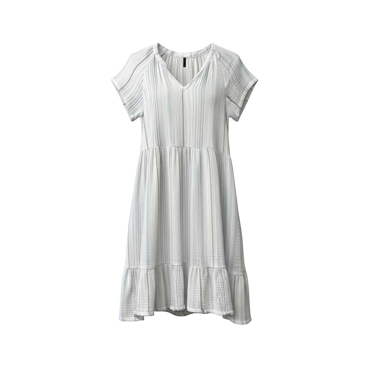 North River Women's Thistle Tiered Short Sleeve Dress L / LAVENDER
