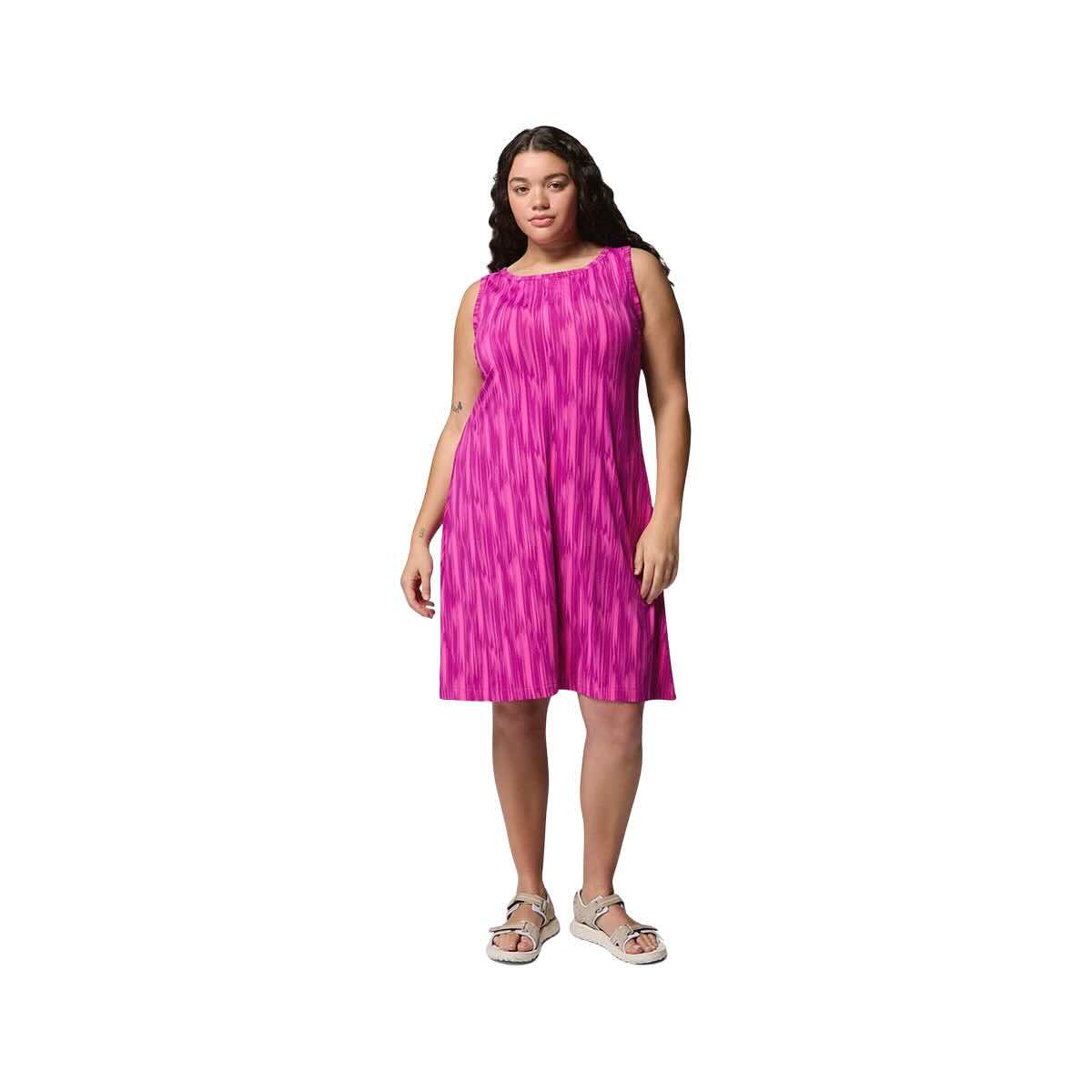 women's khaki dress Avec Les Filles Women's Release Pleat Skirt Combo Dress - Black and Khaki
