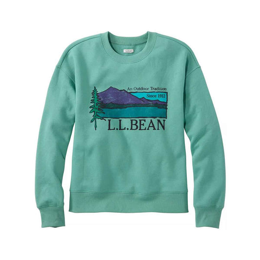 L.L.Bean Women's Mountain Classic Logo Sweatshirt