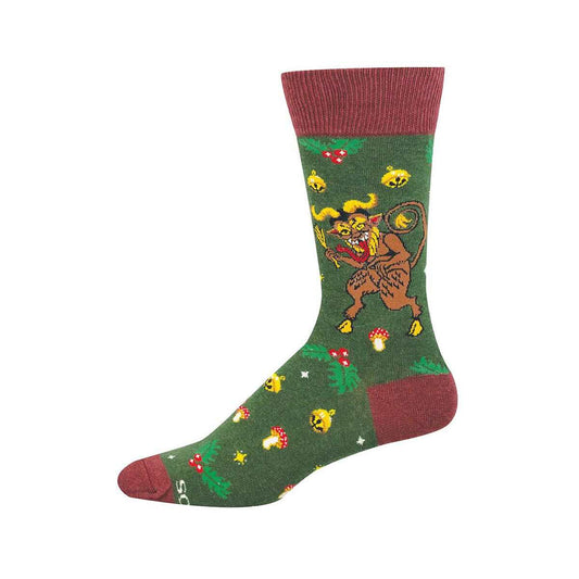 Socksmith Naughty Krampus Cotton Crew Socks