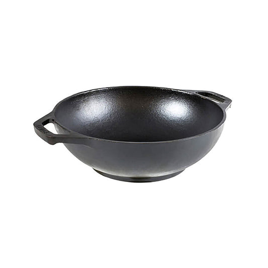 Lodge 9-Inch Cast Iron Mini Wok Pan