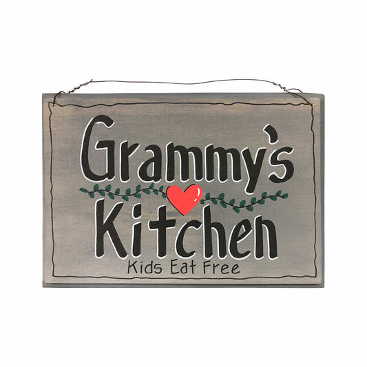 Grammy's Kitchen Kids Eat Free Sign