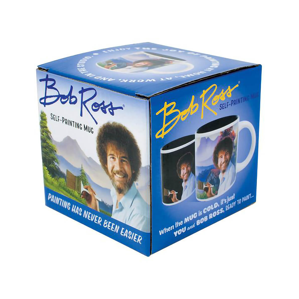 The Unemployed Philosophers Guild Bob Ross Self Painting Mug  Mast General  Store
