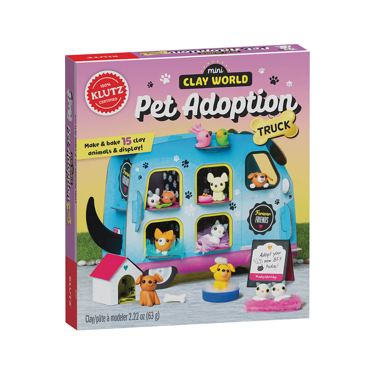 レア☆ToyFirld トイフィールド ポケットフェイスくん ハンドメイドキット Klutz Pet Adoption Truck Clay Craft Kit – Mast General Store