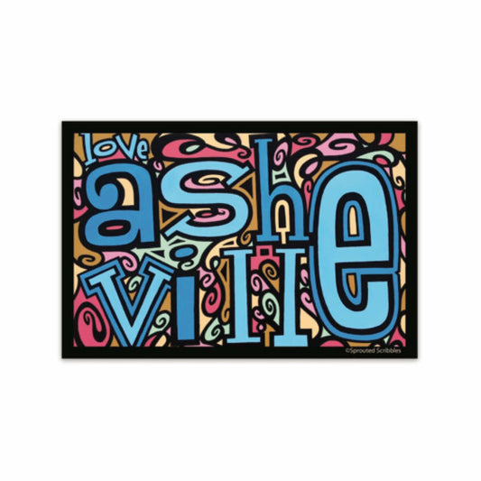 Asheville Love Postcard