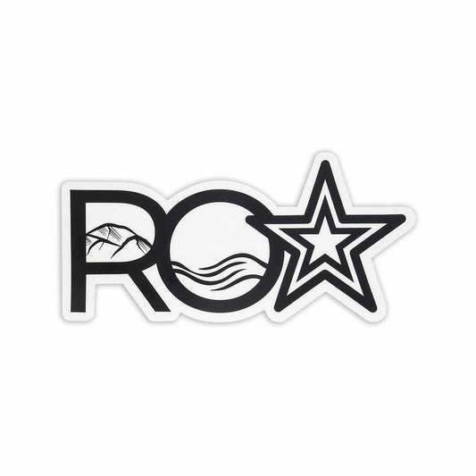 Roanoke Star Die Cut Sticker - 6 Inch