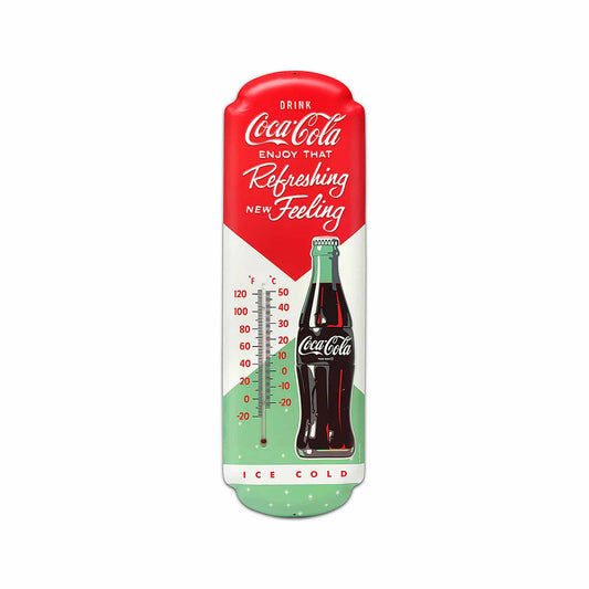 Coca-Cola Refreshing Metal Wall Thermometer