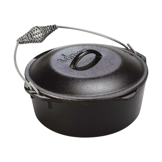 Cast Iron Dutch Oven with Spiral Bail - 5 Quart