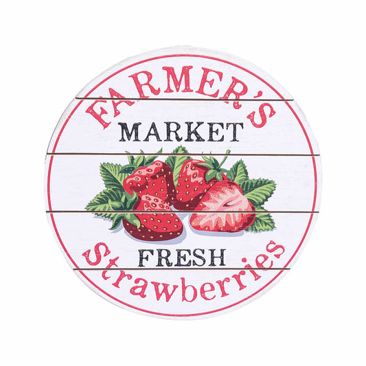 Fresh Strawberry Wall Decor Sign