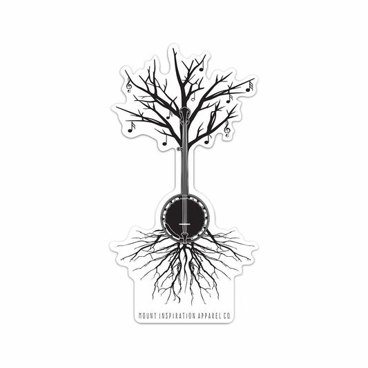 Banjo Tree Sticker