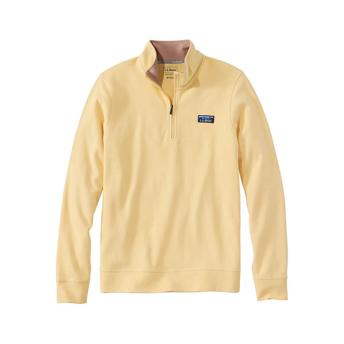 L.L.Bean Men's Comfort Stretch Performance Piqué Quarter-Zip