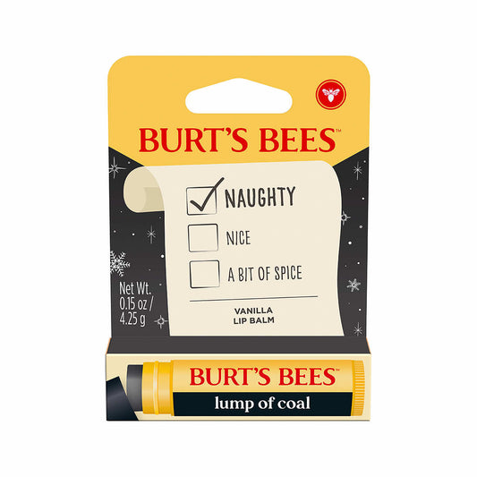 Burt's Bees Lump of Coal Vanilla Lip Balm