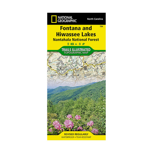 National Geographic Hiawassee and Fontana Map