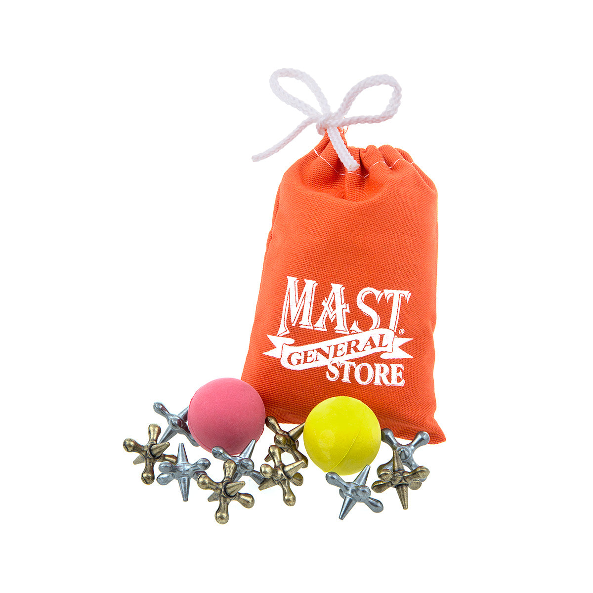 Mast General Store Nickel and Brass Jumbo Jacks Toy