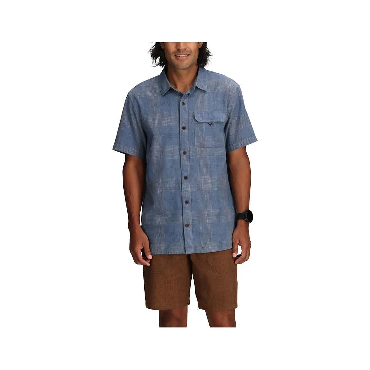 Ribeyron シャツ Royal Robbins Men's Hempline Spaced Short Sleeve Shirt – Mast