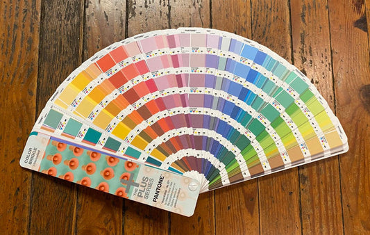 Pantone Colors on sample cards