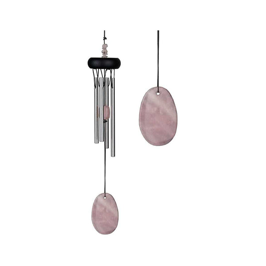Woodstock Chimes Rose Quartz Precious Stone Windchime, alternate view 1