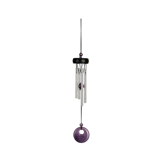 Woodstock Chimes Amethyst Precious Stone Windchime