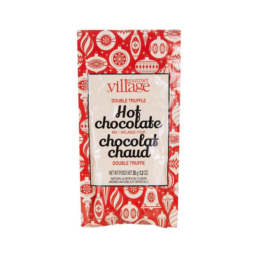Gourmet Village Retro Ornament Double Truffle Hot Chocolate Mix