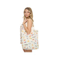 SM Wardrobe Colorful Cartoon Dogs Print Tote Bag