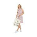 SM Wardrobe Cat Yoga Print Tote Bag