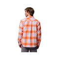 Columbia Men's Clemson University Flare Gun Flannel Long Sleeve Shirt