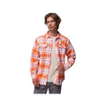Columbia Men's Clemson University Flare Gun Flannel Long Sleeve Shirt