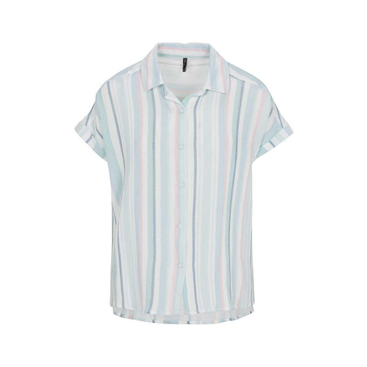 North River Women's Thistle Woven Short Sleeve Top - Curvy
