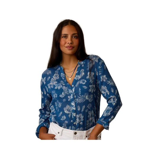 Carve Designs Women's Dylan Gauze Long Sleeve Tunic Top
