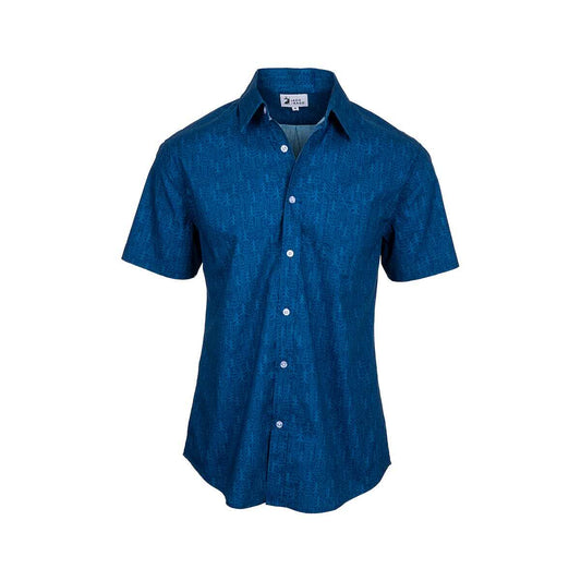 Jack and Sage Men's I Spy Yeti Short Sleeve Camp Shirt