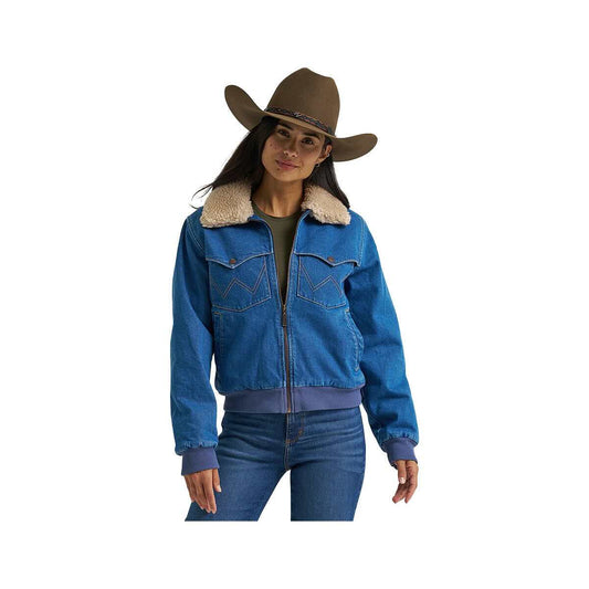 Wrangler Women's Denim Bomber Jacket