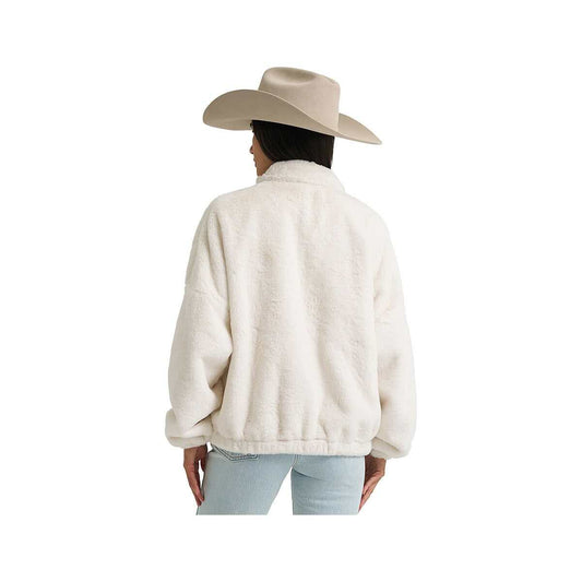 Wrangler Women's Logo Faux Fur Jacket