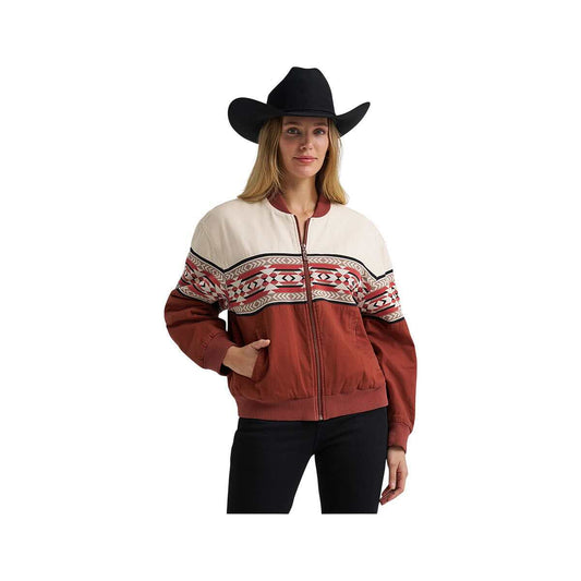Wrangler Women's Bomber Print Jacket
