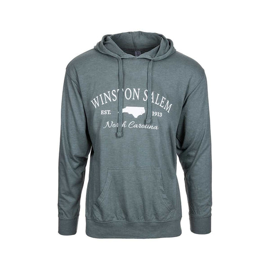 Bay Pointe Winston-Salem North Carolina State Hooded Long Sleeve T-Shirt