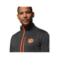 Columbia Men's Clemson Collegiate Essentials Hike Grid Fleece Half Zip Pullover