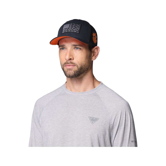 Columbia Clemson PFG Mesh Fish Flag Ball Cap