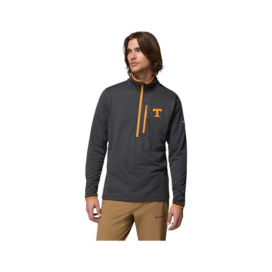 Columbia Men's University of Tennessee Collegiate Essentials Hike Grid Fleece Half Zip Pullover