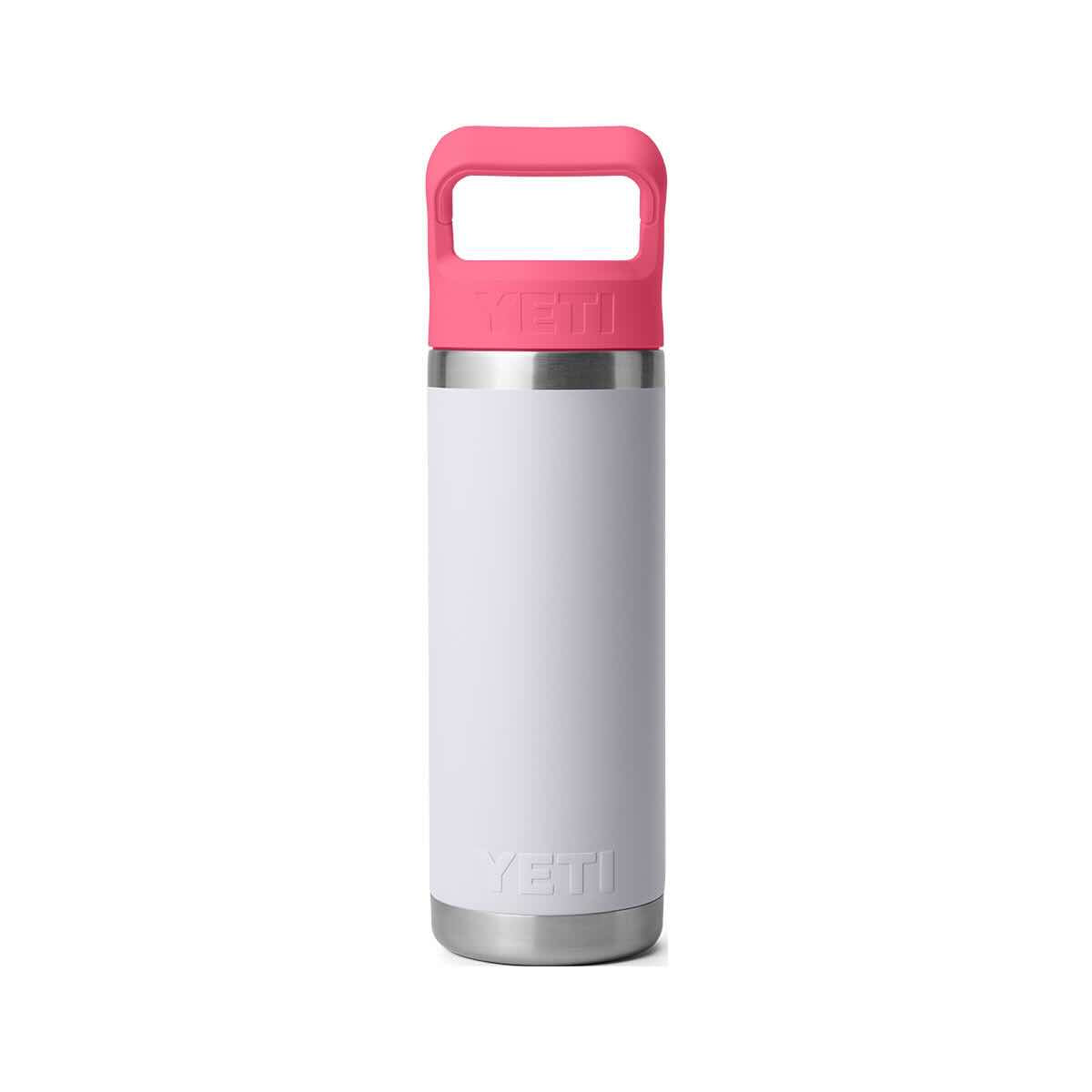 YETI Rambler 18 Ounce Water Bottle with Color-Matched Straw Cap