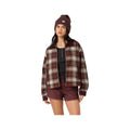 O'Neill Women's O'Riginals Dakota Plaid Jacket, Chocolate Cho