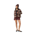 O'Neill Women's O'Riginals Dakota Plaid Jacket, Chocolate Cho, alternate view 2