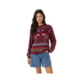 O'Neill Women's Kieren Long Sleeve Sweater, Fig
