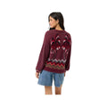 O'Neill Women's Kieren Long Sleeve Sweater, Fig, alternate view 1