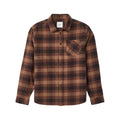 Katin Men's Derek Long Sleeve Flannel Shirt, French Roast, alternate view 2
