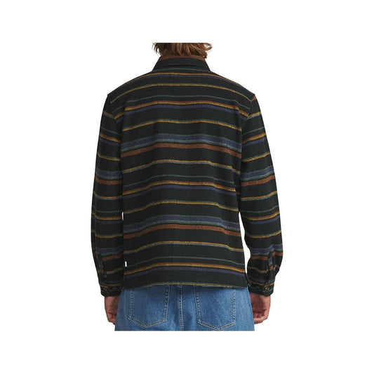 Katin Men's Shiloh Long Sleeve Flannel Shirt, Black, alternate view 1