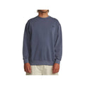 Katin Men's Embroidered Crewneck Fleece Sweatshirt, Washed Blue