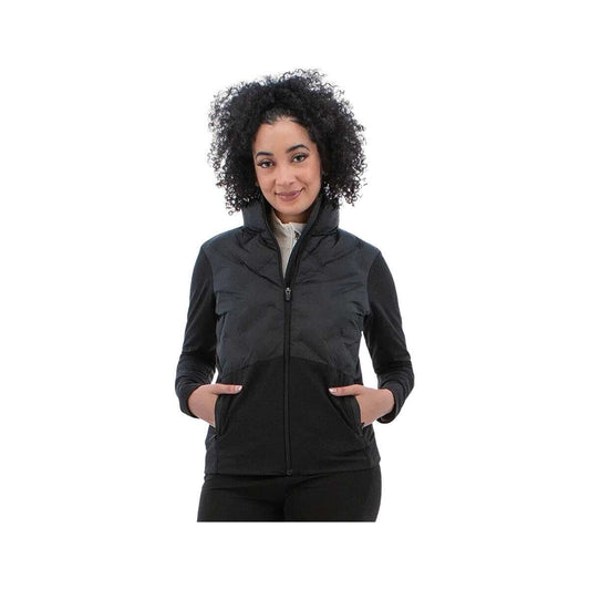 Aventura Women's Everett Mixed Media Zip Jacket, Meteorite