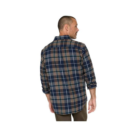 L.L.Bean Men's Traditional Fit Scotch Plaid Long Sleeve Flannel Shirt
