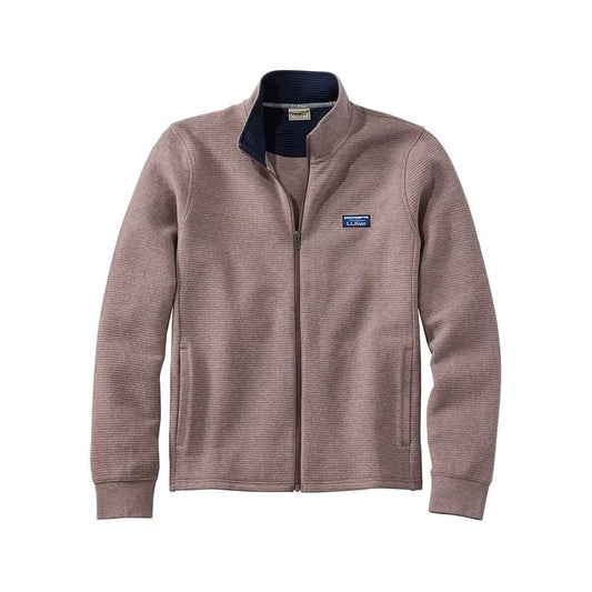 L.L.Bean Men's Lakewashed Double-Knit Full-Zip Sweater