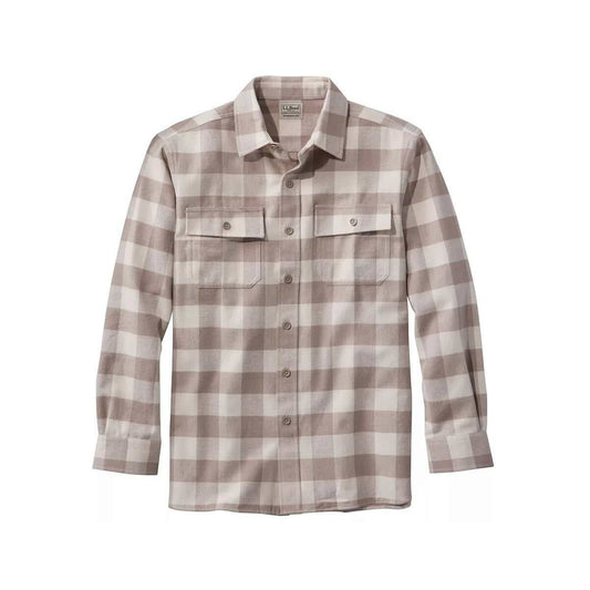L.L.Bean Men's Long Sleeve Plaid Chamois Shirt
